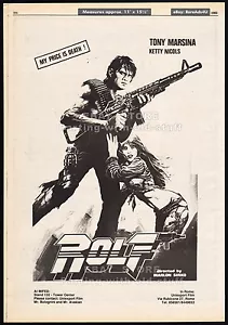 ROLF__Original 1983 Trade print AD_poster_movie promo__TONY MARSINA_MARLON SiRKO - Picture 1 of 1