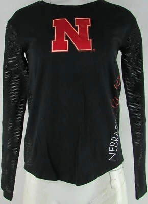 Nebraska Huskers NCAA Women's Black Long Sleeve Shirt - Image 1 of 4