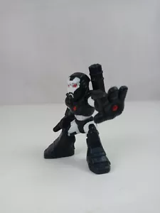 2008 Marvel Super Hero Squad War Machine Black White Iron Man Wave 1 Face Off - Picture 1 of 6