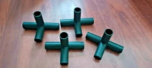 4 KUNSTSTOFF ERSATZ OGROW GEWÄCHSHAUS VERBINDER "E" PASSEND FÜR MODELLE OG11767-PE - Bild 1 von 2