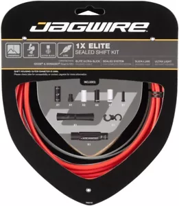 Jagwire 1x Elite versiegeltes Schaltkabel-Kit - SRAM/Shimano poliert ultra-glatt rot - Bild 1 von 2