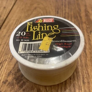 Línea de pesca monofilamento South Bend prueba de 20 libras no M-1420 270 yardas de colección nueva de colección - Imagen 1 de 6