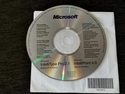 Microsoft IntelliType Pro 2.1 IntelliPoint 4.0.Software driver Original. - Image 1 of 4