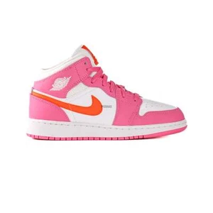 Air Jordan 1 Mid 'Pinksicle Safety Orange' GS (2022) - Picture 1 of 6