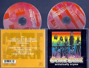 GENTLE GIANT Artistically Cryme (Live 1976) 2 Pictures CD Very RARE UK Import - Picture 1 of 1