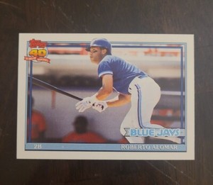 1991 Topps Traded Roberto Alomar #2T Toronto Blue Jays
