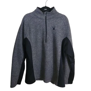 Spyder Outbound 1/2 Zip Mid Weight Mock Neck Sweater Size XL - Picture 1 of 11