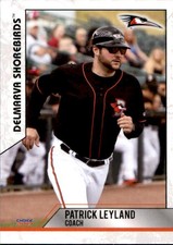 2019 Delmarva Shorebirds Choice 19 Patrick Leyland Coach Pittsburgh Pennsylvania