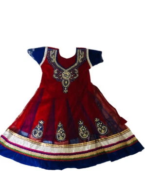 Girl’s indian dress fancy dress size 2-3 - Image 1 of 2