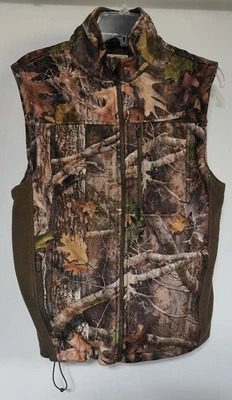 Scentinel Red Head Brand Hunting Vest Jacket Men's S Zip Front Fleece Scent Cont - Image 1 of 4