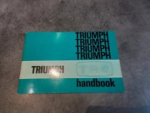 Triumph Tr6 Fahrerhandbuch Original in neuwertigem Zustand - Bild 1 von 6