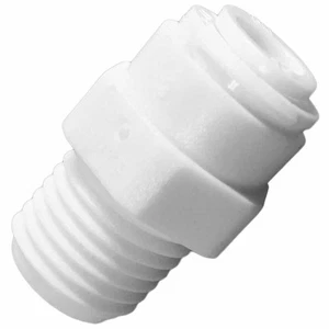 Accesorio recto NPT Quick Connect de 1/4 de pulgada para carcasas de filtro - Imagen 1 de 1