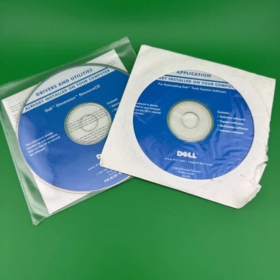 Vintage Dell Dimension And Tools System Software & Drivers CD’s Backup 2003-2004 - Image 1 of 4