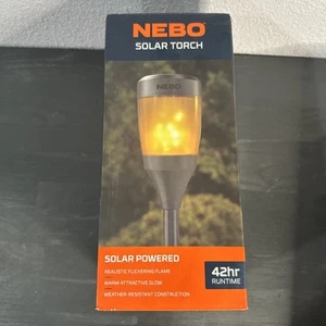 NEBO NEB-LTN-0007 Solar Torch w/Steel Pole NIB - Picture 1 of 3