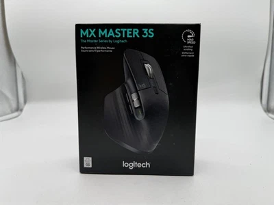LOGITECH MX MASTER 3S WIRELESS MOUSE STANDARD EDITION WITH USB RECEIVER GRAPHITE - Image 1 of 4