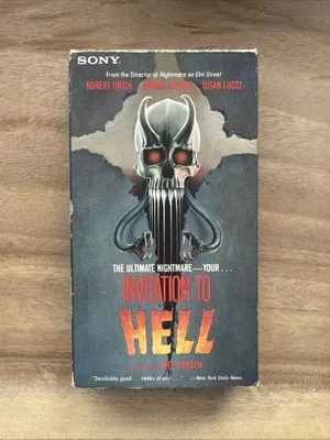 INVITATION TO HELL VHS Sony 1984 Rare VHS Horror Wes Craven HTF Horror Rare Art - Image 1 of 4
