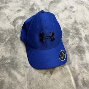 Under Armour Cappello/Berretto Uomo Blitzing 3.0 Fitted Blu Royal/Nero L/XL - Foto 1 di 4