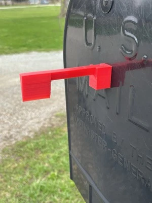 Front Mailbox Flag For Brick Surrounded Mailboxes Magnetic Wall Mounted Metal - Image 1 of 4