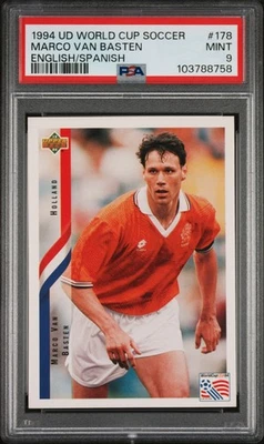 Tarjetas clasificadas PSA 1994 Upper Deck Copa Mundial de Fútbol Van Basten/Rijkaard/Romario Foto 1 de 4
