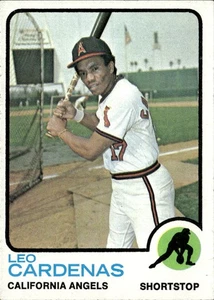 Leo Cárdenas 1973 Topps #522 California Angels - Imagen 1 de 2