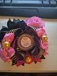 Bougie Babe 5" Hair bow W/clip - Picture 1 of 4