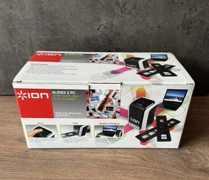 Ion Slides 2 PC 35mm Slide & Film Scanner Black Boxed - Photo 1/6