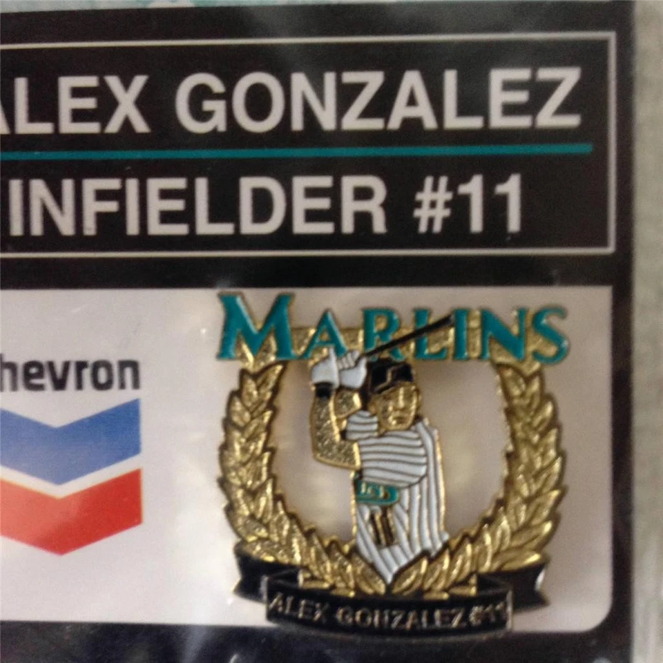 FLORIDA MARLINS ALEX GONZALEZ PIN SGA 6/11/1999 SORTEO ESTADIO miami Foto 1 de 1
