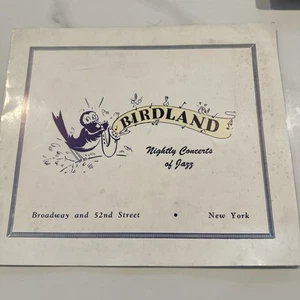 Rare BIRDLAND Nightly Concerts of Jazz Souvenir Photo Vintage New York - Picture 1 of 10