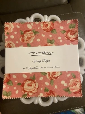 Spring Magic By April Cornell For Moda Rare OOP Charm Pack - Image 1 of 2