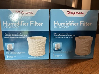 Lot 2 Walgreens Cool Mist Humidifier Filter Replacement HF2112-UL 890-WGN LEV320 - Image 1 of 3