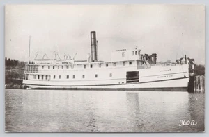 Steamer Mineola SS Eastern Co Steamship RPPC Real Photo Postcard - Picture 1 of 2