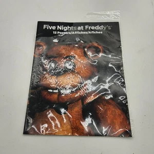 NEW 2016 Five Nights At Freddy's 12 Poster Book Fazbear Chica Bonnie Foxy - Picture 1 of 5