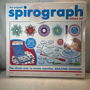 The Original Spirograph Deluxe Activity Set 45+ Pieces Mahouts Age 8+ NOB - Picture 1 of 8