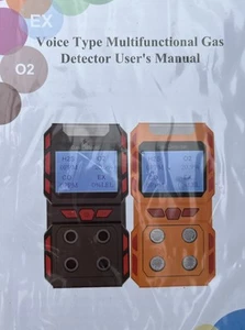 Detector de Gas Portátil 4, Luz de Sonido Vibración Multi-Gas Monitor Medidor, Recha... - Imagen 1 de 2