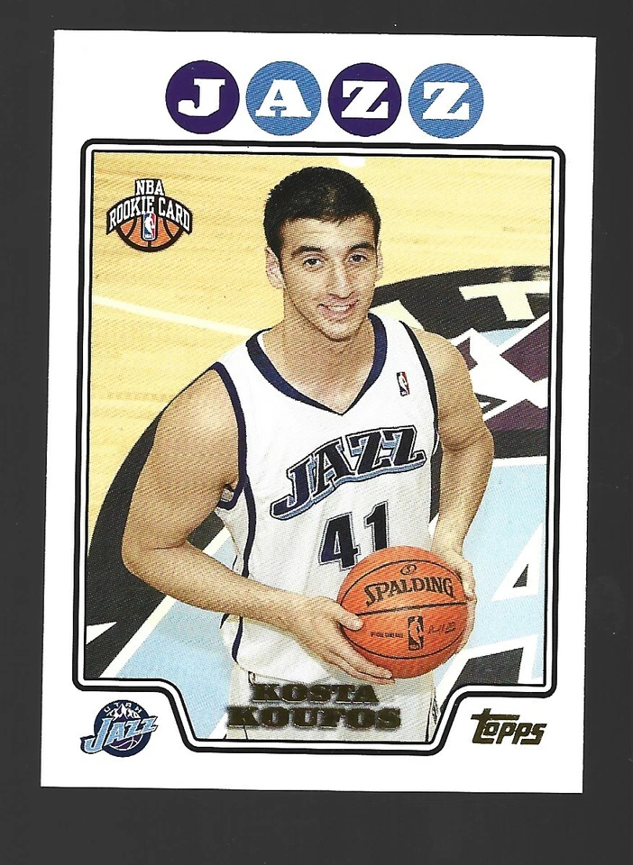 2008-09 Topps Gold Foil 218 RC Kosta Koufos Ohios State Buckeyes Basketball Jazz - Image 1 of 1