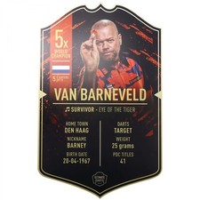 Raymond Van Barneveld Player Card 59 x 37 cm