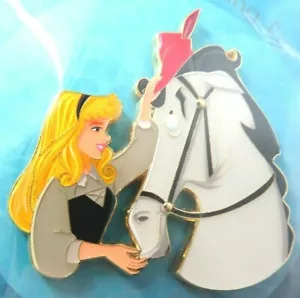 Disney Pin Artland Princess & Horse Aurora Briar Rose & Samson LE 300 #143498 - Bild 1 von 3