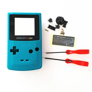 Teal New Full Housing Shell for Nintendo Game boy Color GBC OEM Repair - Picture 1 of 6