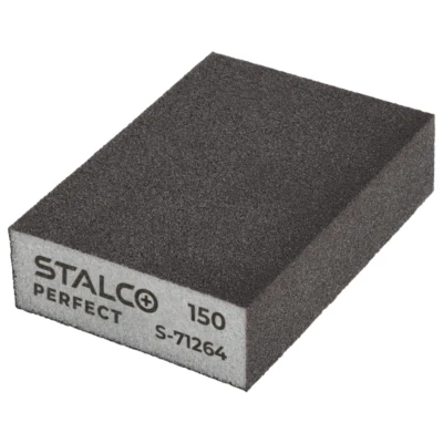 150 GRIT ABRASIVE FOAM SANDING BLOCK Wet Dry Bodywork Sandpaper Sponge Stalco