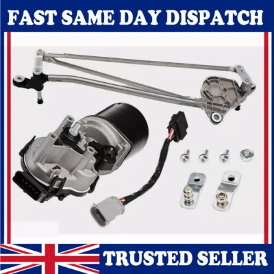 FRONT WINDSCREEN WIPER MOTOR & LINKAGE FOR DACIA SANDERO & LOGAN (2013-2020) - Image 1 of 4