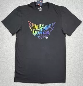 Dallas Wings Team Pride T-Shirt Black Rainbow Fanatics Unisex Size Medium - Picture 1 of 8