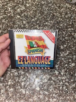 EZ Language Spanish PC CD-ROM Software 1996 - A577 - Image 1 of 4