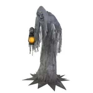 HALLOWEEN ANIMATED LIFE SIZE WAILING PHANTOM GHOUL DECORATION SOUNDS YARD DECOR - Picture 1 of 4