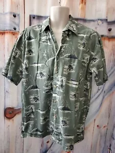 Wolverine Herren Gr. L Angeln Maritim Insel Hawaiihemd mit Knopfleiste - Bild 1 von 6