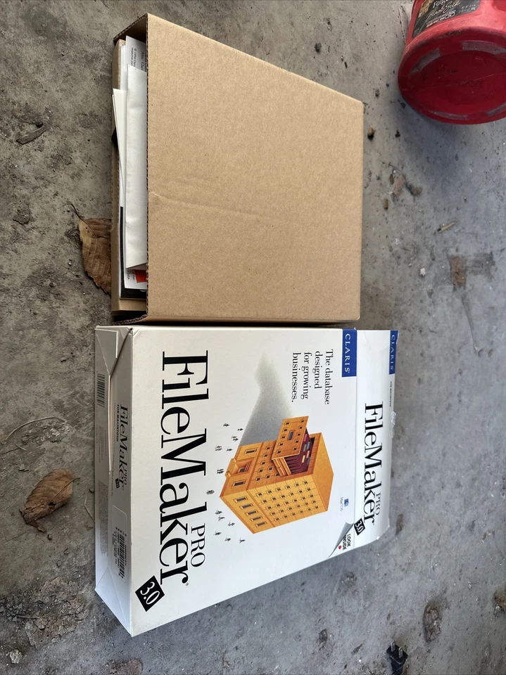 FileMaker Pro 3.0 Vintage PowerPC Mac PPC Macintosh Versión Disquete Con Manual Foto 1 de 4