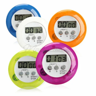 Mini LCD Digital Kitchen Cooking Timer Count Down Up Alarm Clock Loud Magnetic - Bild 1 von 4