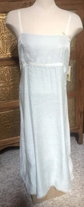 VERA WANG long silk gown - Large - Light Blue - Picture 1 of 6