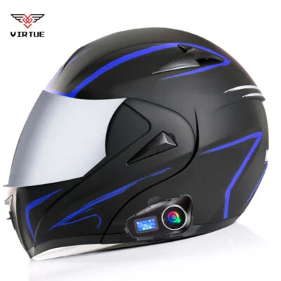 High Quality Bluetooth Motorcycle Intercom Headset Modular Racing Motor Helmet - Image 1 of 4