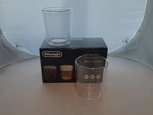 Delonghi Bicchieri Double Wall Thermal Glasses X 2 400ml DLSC318 13.5 fl.oz. - Picture 1 of 9