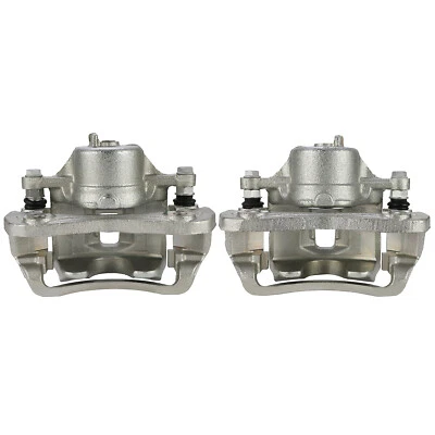 2x Pinza de freno delantera para Kia Optima Hyundai Sonata 2006-2010 con kits de soporte Foto 1 de 4